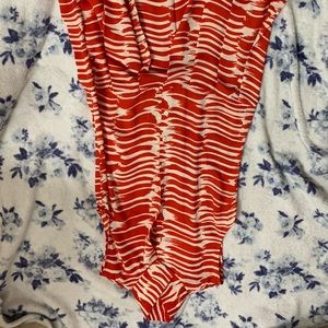 long sleeve less collared sundress